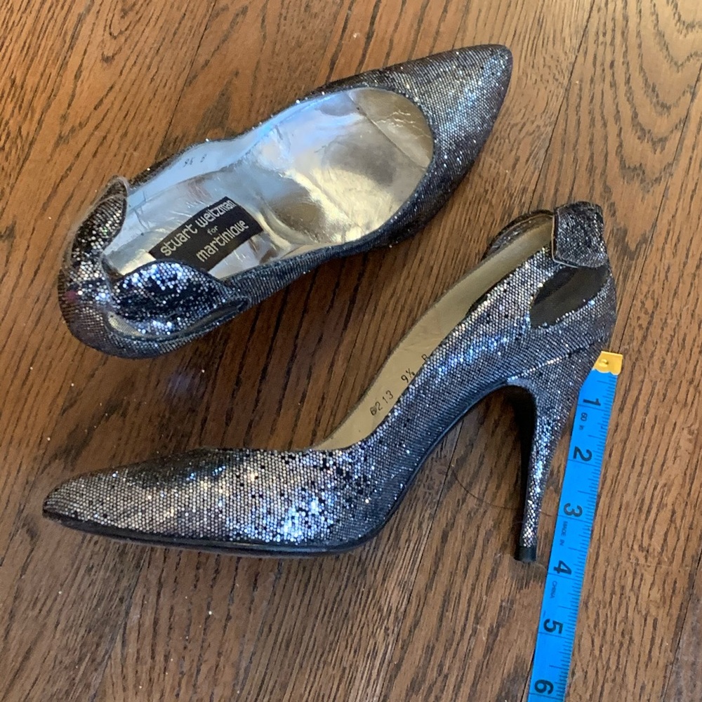 Vintage STUART WEITZMAN silver pumps - Picture 2 of 6